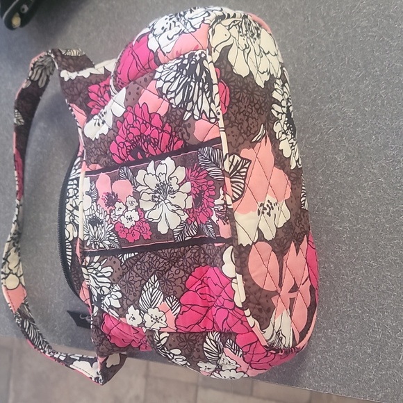 Vera Bradley Floral Pink Quilted Shoulder Bag - Picture 4 of 4